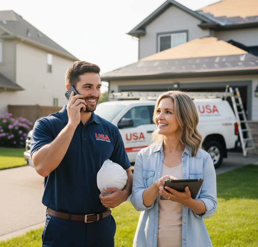 USA Roof Repair Experts customer support in Paden City